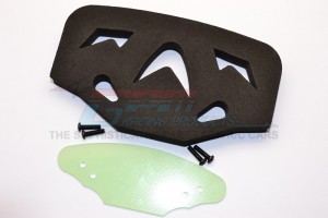 GPM TT2200R-BK REAR URETHANE FOAM BUMPER WITH FIBRE  PLATE 1/10 RC TAMIYA TT02 - TT2200R-BK