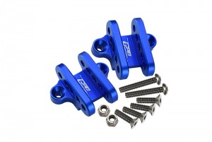 GPM LMT030F/R ALUMINUM FRONT / REAR LOWER SHOCK MOUNT LOSI 1/8 LMT 4WD SOLID AXLE MONSTER TRUCK LOS04022 - BLUE - LMT030F/R-B