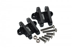 GPM LMT030F/R ALUMINUM FRONT / REAR LOWER SHOCK MOUNT LOSI 1/8 LMT 4WD SOLID AXLE MONSTER TRUCK LOS04022 - BLACK - LMT030F/R-BK
