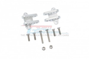 GPM LMT030F/R ALUMINUM FRONT / REAR LOWER SHOCK MOUNT LOSI 1/8 LMT 4WD SOLID AXLE MONSTER TRUCK LOS04022 - SILVER - LMT030F/R-S