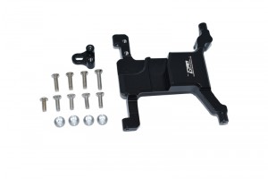 GPM SCX3024 ALUMINUM SERVO MOUNT 1/24 Axial SCX10 III CRAWLER - BLACK - SCX3024-BK