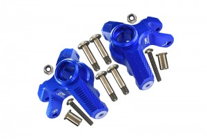GPM LMT021 ALUMINUM FRONT KNUCKLE ARM LOSI 1/8 LMT 4WD SOLID AXLE MONSTER TRUCK LOS04022 - BLUE - LMT021-B