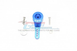GPM TRX4023TA/4H ALUMINUM 23T SERVO HORN W. BUILT-IN SPRING 4 POSITIONING HOLES 1/10 RC TRAXXAS TRX-4 - BLUE - TRX4023TA/4H-B