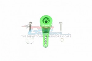GPM TRX4023TA/4H ALUMINUM 23T SERVO HORN W. BUILT-IN SPRING 4 POSITIONING HOLES 1/10 RC TRAXXAS TRX-4 - GREEN - TRX4023TA/4H-G