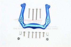 GPM SLA2W028 ALUMINUM ADJUSTABLE FRONT DAMPER MOUNT TRAXXAS 1/10 SLASH PRO 2WD - BLUE - SLA2W028-B