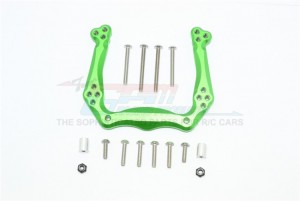 GPM SLA2W028 ALUMINUM ADJUSTABLE FRONT DAMPER MOUNT TRAXXAS 1/10 SLASH PRO 2WD - GREEN - SLA2W028-G