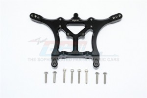 GPM SLA2W030 ALUMINUM ADJUSTABLE REAR DAMPER MOUNT TRAXXAS 1/10 SLASH PRO 2WD SHORT COURSE TRUCK 58034-2 - BLACK - SLA2W030-BK