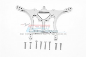 GPM SLA2W030 ALUMINUM ADJUSTABLE REAR DAMPER MOUNT TRAXXAS 1/10 SLASH PRO 2WD SHORT COURSE TRUCK 58034-2 - SILVER - SLA2W030-S