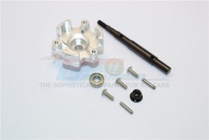 GPM TXM8035S ALUMINUM TRASMISSION CUSH DRIVE HOUSING WITH DRIVE INPUT SHAFT TRAXXS 1/5 X-MAXX 6S 8S MONSTER - TXM8035S-S