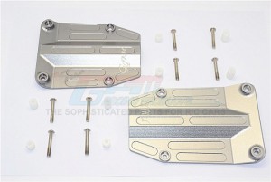 GPM TXM332 ALUMINIUM CENTRE SKID PLATE TRAXXS 1/5 X-MAXX 6S 8S MONSTER - GUN SILVER - TXM332-GS
