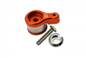 GPM LM020TSH ALUMINUM 20T SERVO HORN W. BUILT-IN SPRING  LOSI  1/18 2WD MINI-T 2.0 STADIUM TRUCK LOS01015 - ORANGE - LM020TSH-OR