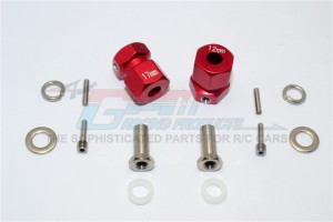 ALUMINIUM WHEEL HEX ADAPTER (INNER 5MM, OUTER 12MM, THICKNESS 17MM) AXIAL RR10 BOMBER - RR010/1217-R
