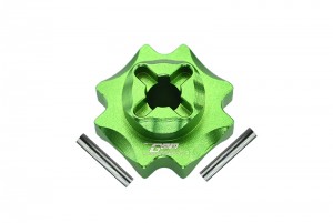GPM LMT100 ALUMINUM CENTER DIFFERENTIAL OUTPUTS LOSI 1/8 LMT 4WD SOLID AXLE MONSTER TRUCK LOS04022 - GREEN - LMT100-G