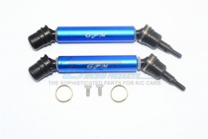 GPM MAG108FRS ALUMINIUM FRONT / REAR CVD DRIVE SHAFT ARRMA 1/10 GRANITE / SENTON 4X4 - BLUE - MAG108FRS-B