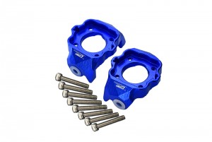 GPM LMT019 ALUMINUM FRONT C-HUBS TEAM LOSI RC 1/8 LMT 4WD SOLID AXLE MONSTER TRUCK LOS04022 - BLUE - LMT019-B