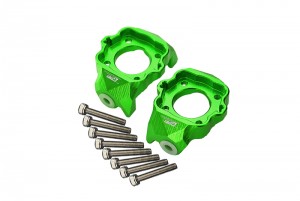 GPM LMT019 ALUMINUM FRONT C-HUBS TEAM LOSI RC 1/8 LMT 4WD SOLID AXLE MONSTER TRUCK LOS04022 - GREEN - LMT019-G