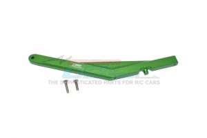GPM LU4016R ALUMINUM REAR CHASSIS BRACE  LOSI RC 1/10 4WD LASERNUT TENACITY ULTRA 4 ROCK TACER LOS03028 - GREEN - LU4016R-G