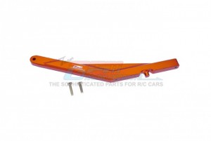 GPM LU4016R ALUMINUM REAR CHASSIS BRACE  LOSI RC 1/10 4WD LASERNUT TENACITY ULTRA 4 ROCK TACER LOS03028 - ORANGE - LU4016R-OR
