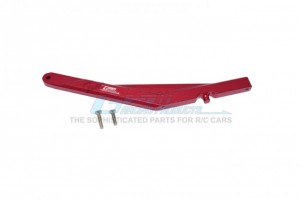 GPM LU4016R ALUMINUM REAR CHASSIS BRACE  LOSI RC 1/10 4WD LASERNUT TENACITY ULTRA 4 ROCK TACER LOS03028 - RED - LU4016R-R