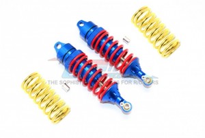 GPM ER2085F/R ALU FRONT / REAR ADJUSTABLE SHOCKS TRAXXAS REVO E-REVO /  E-REVO 2.0 - BLUE - ER2085F/R-B-R
