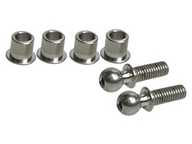 3RACING TA05-IF05 Titanium King Pin Set TAMIYA TA-05 IFS - TA05-IF05