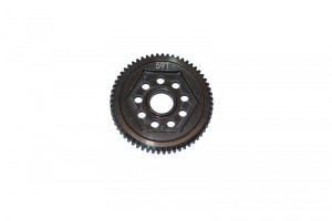 GPM LM059TS-BK HARDEN STEEL #45 SPUR GEAR 59T LOSI  1/18 2WD MINI-T 2.0 STADIUM TRUCK LOS01015 - LM059TS-BK