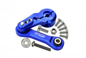 GPM MAK16025 ALUMINUM TIE ROD 25T SERVO HORN ARRMA KRATON 6S / TALION 6S / OUTCAST 6S / INFRACTION 6S - BLUE - MAK16025-B