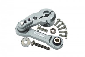 GPM MAK16025 ALUMINUM TIE ROD 25T SERVO HORN ARRMA KRATON 6S / TALION 6S / OUTCAST 6S / INFRACTION 6S - SILVER - MAK16025-S