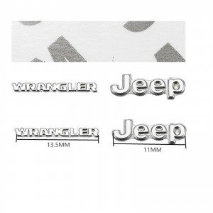 Metal LOGO Label Print For 1/24 AXIAL RACING SCX-24 JEEP WRANGLER - AX-0920