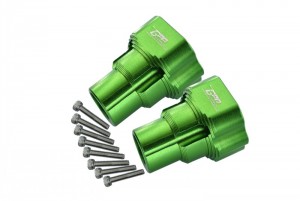 GPM LMT022 ALUMINUM REAR KNUCKLE ARM LOS242052 LOSI 1/8 LMT 4WD SOLID AXLE MONSTER TRUCK LOS04022 - GREEN - LMT022-G