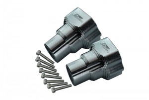 GPM LMT022 ALUMINUM REAR KNUCKLE ARM LOS242052 LOSI 1/8 LMT 4WD SOLID AXLE MONSTER TRUCK LOS04022 - GUN SILVER - LMT022-GS