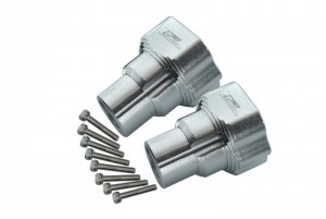 GPM LMT022 ALUMINUM REAR KNUCKLE ARM LOS242052 LOSI 1/8 LMT 4WD SOLID AXLE MONSTER TRUCK LOS04022 - SILVER - LMT022-S