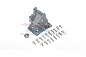 GPM MAK012B ALUMINUM FRONT/REAR GEAR BOX (WITHOUT CARRIER) ARRMA KRATON TALION TYPHON  NOTORIOUS INFRACTION - GUN SILVER - MAK012B-GS