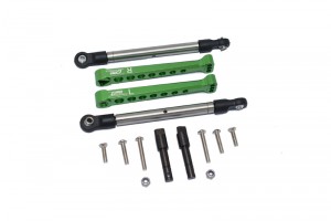 GPM LU4312RS ALUMINUM REAR SWAY BAR & STAINLESS STEEL LINKAGE LOSI 1/10 4WD LASERNUT TENACITY ULTRA 4 ROCK TACER LOS03028 - GREEN - LU4312RS-G