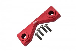 GPM LMT201F/RB ALUMINUM FRONT / REAR FRAME MOUNT LOS241032 LOSI 1/8 LMT 4WD SOLID AXLE MONSTER TRUCK LOS04022 - RED - LMT201F/RB-R
