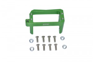 GPM LU4024 ALUMINUM SERVO MOUNT LOSI 1/10 4WD LASERNUT TENACITY ULTRA 4 ROCK TACER LOS03028 - GREEN - LU4024-G
