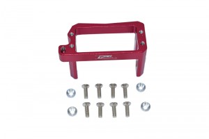 GPM LU4024 ALUMINUM SERVO MOUNT LOSI 1/10 4WD LASERNUT TENACITY ULTRA 4 ROCK TACER LOS03028 - RED - LU4024-R