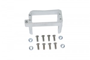 GPM LU4024 ALUMINUM SERVO MOUNT LOSI 1/10 4WD LASERNUT TENACITY ULTRA 4 ROCK TACER LOS03028 - SILVER - LU4024-S