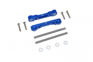 GPM LU4008 ALUMINUM FRONT LOWER SUSPENSION MOUNT  LOSI 1/10 4WD LASERNUT TENACITY ULTRA 4 ROCK TACER LOS03028 - BLUE - LU4008-B