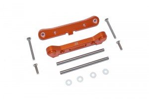 GPM LU4009 ALUMINUM REAR LOWER SUSPENSION MOUNT  LOSI 1/10 4WD LASERNUT TENACITY ULTRA 4 ROCK TACER LOS03028 - ORANGE - LU4009-OR