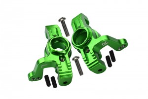 GPM LU4019 ALUMINUM FRONT C-HUBS LOSI  1/10 4WD LASERNUT TENACITY ULTRA 4 ROCK TACER-LOS03028 - GREEN - LU4019-G