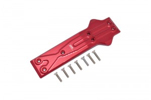 GPM RK331F ALUMINUM FRONT CHASSIS PROTECTION PLATE LOSI  1/10 4WD ROCK REY BRUCHLESS ROCK RACER LOS03009T1/T2 - RED - RK331F-R