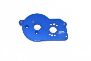 GPM LM018 ALUMINUM MOTOR MOUNT PLATE WITH HEAT SINK FINS TEAM LOSI 1/18 2WD MINI-T 2.0 STADIUM TRUCK LOS01015 - LM018-B