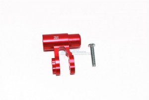GPM TXM024/SH ALUMINUM STANDARD TRAXXAS 25T SERVO HORN TRAXXAS 1/5 X-MAXX 6S 8S MONSTER TRUCK - RED - TXM024/SH-R