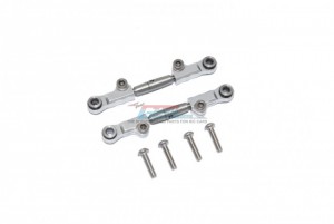 GPM LM054S STAINLESS STEEL FRONT UPPER ARM TIE ROD TEAM LOSI  1/18 2WD MINI-T 2.0 STADIUM TRUCK LOS01015 - SILVER - LM054S-S