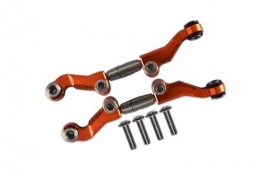 GPM LM162S STAINLESS STEEL ADJUSTABLE FRONT STEERING TIE ROD TEAM LOSI  1/18 2WD MINI-T 2.0 STADIUM TRUCK LOS01015 - ORANGE - LM162S-OR