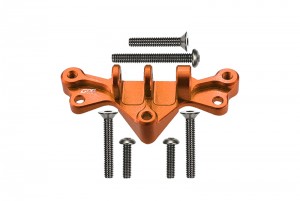 GPM LMT012B FRONT / REAR GEARBOX UPPER SUSPENSION LINKS MOUNT LOSI 1/8 LMT 4WD SOLID AXLE MONSTER TRUCK-LOS04022 - ORANGE - LMT012B-OR