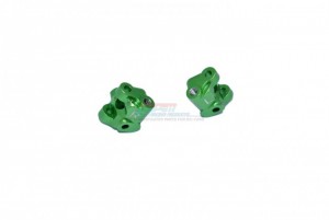 GPM LM019 ALUMINUM FRONT C-HUBS LOS214005 LOSI 1/18 2WD MINI-T 2.0 STADIUM TRUCK LOS01015 - GREEN - LM019-G