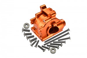 GPM LU4013 ALUMINUM REAR GEAR BOX LOSI RC 1/10 4WD LASERNUT TENACITY ULTRA 4 ROCK TACER LOS03028 - LU4013-OR