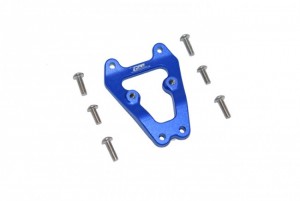 3RACING LU4330FB ALUMINIUM FRONT BUMPER SUPPORT FRAME LOSI RC 1/10 4WD LASERNUT TENACITY ULTRA 4 ROCK TACER LOS03028 - BLUE - LU4330FB-B